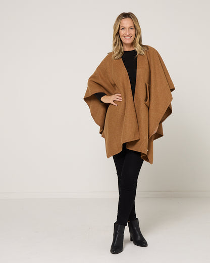 Olinda Poncho - Tan