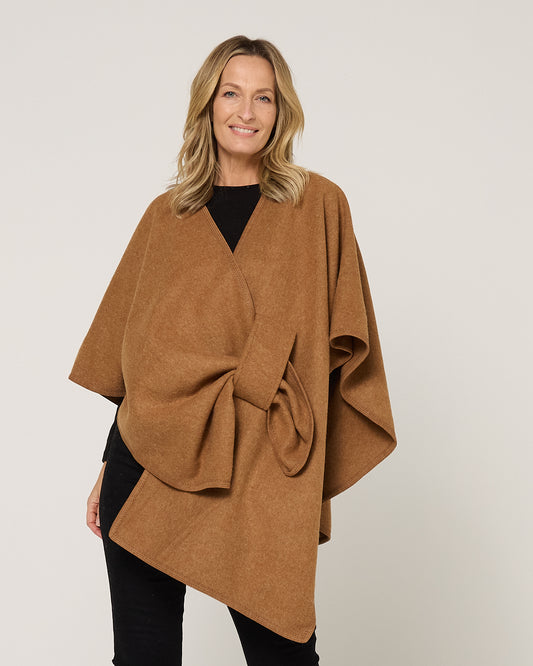 Olinda Poncho - Tan