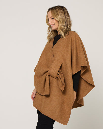 Olinda Poncho - Tan