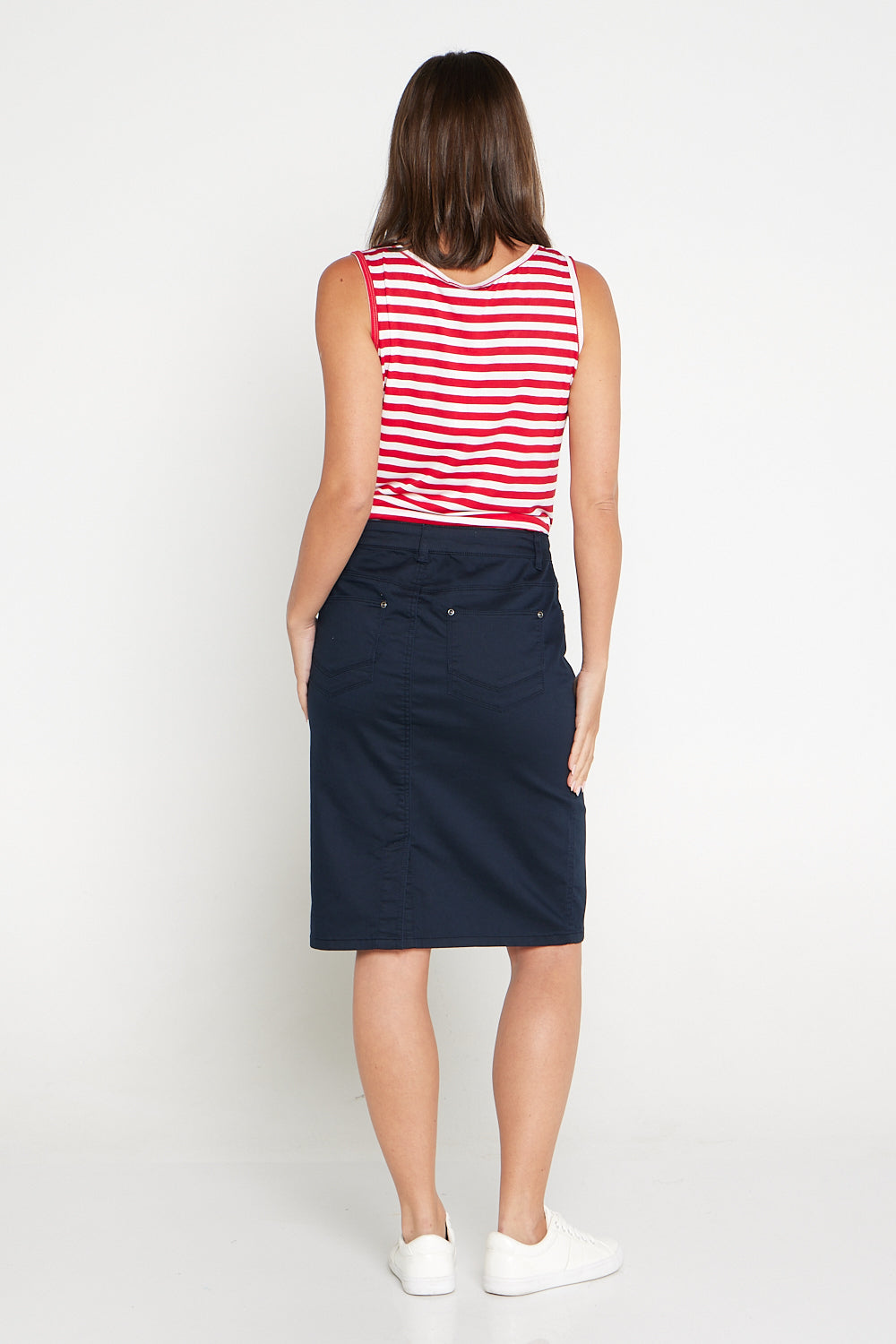 Georgina Denim Skirt - Navy