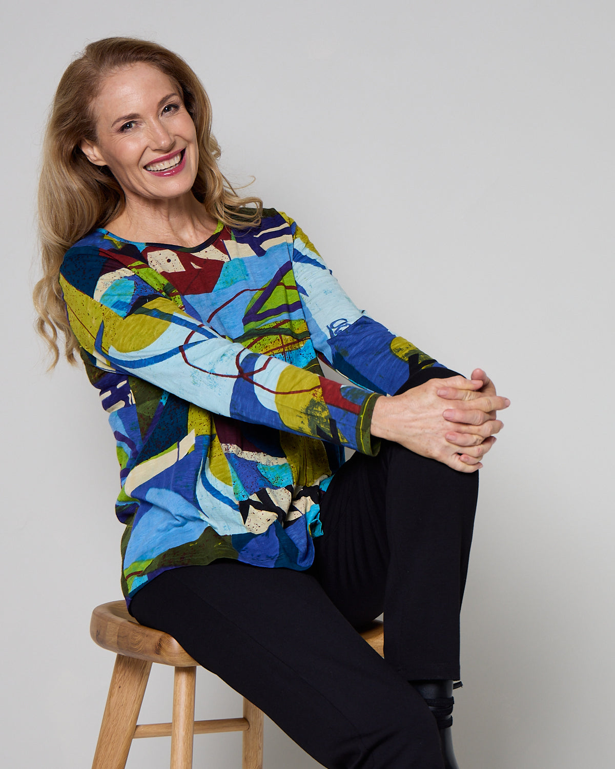 Contemporary Crew Tee - Abstract