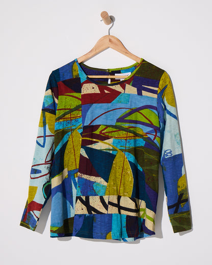 Contemporary Crew Tee - Abstract