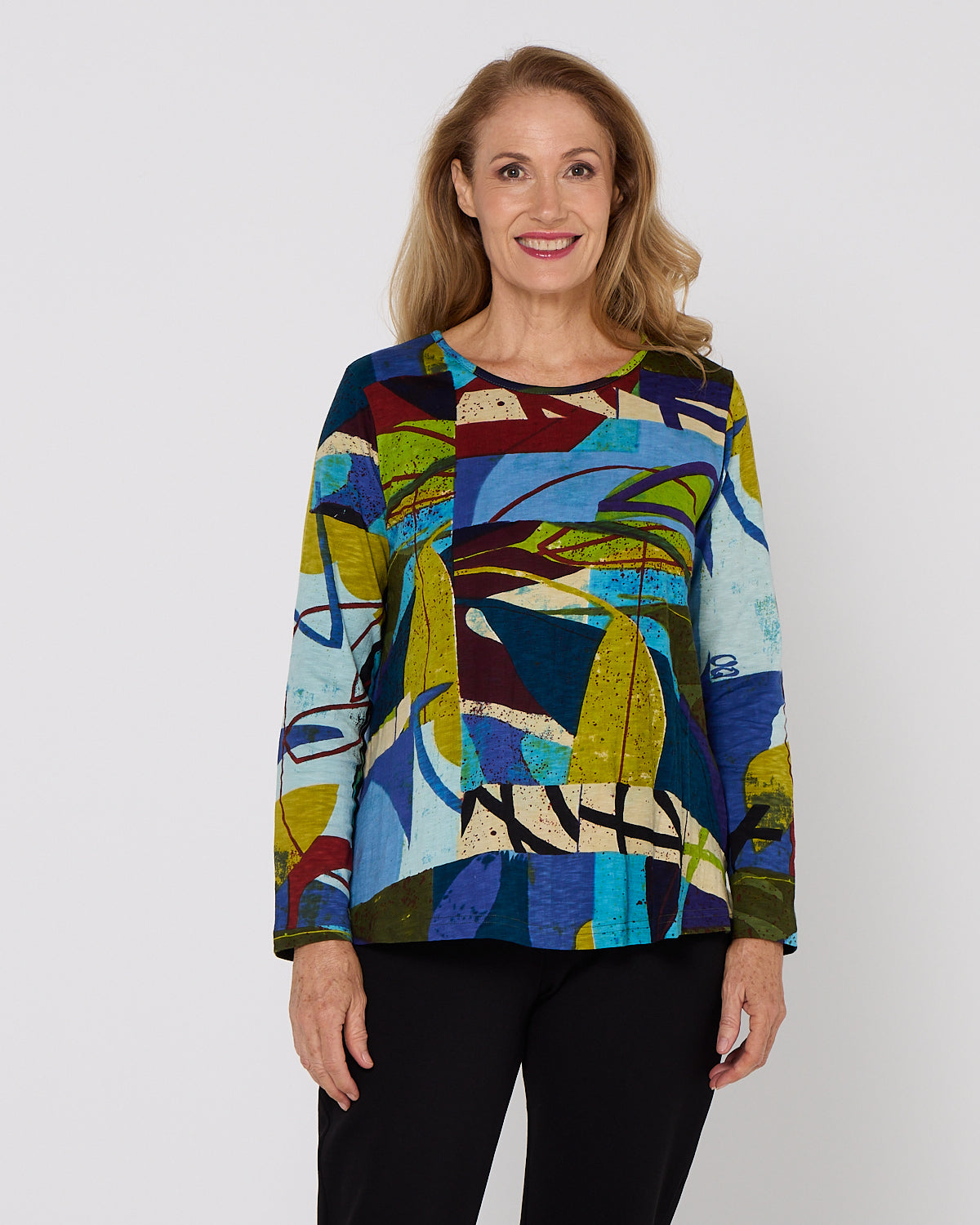 Contemporary Crew Tee - Abstract