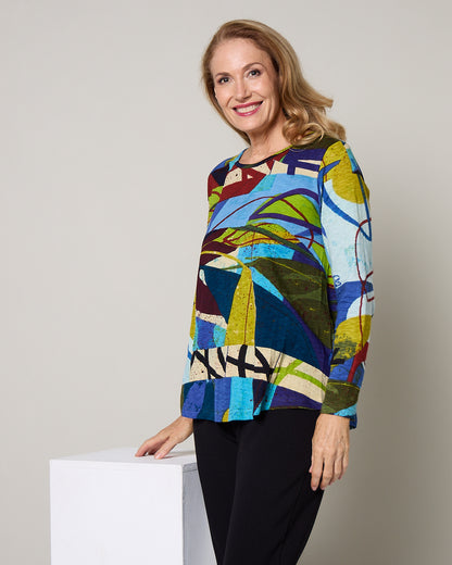 Contemporary Crew Tee - Abstract