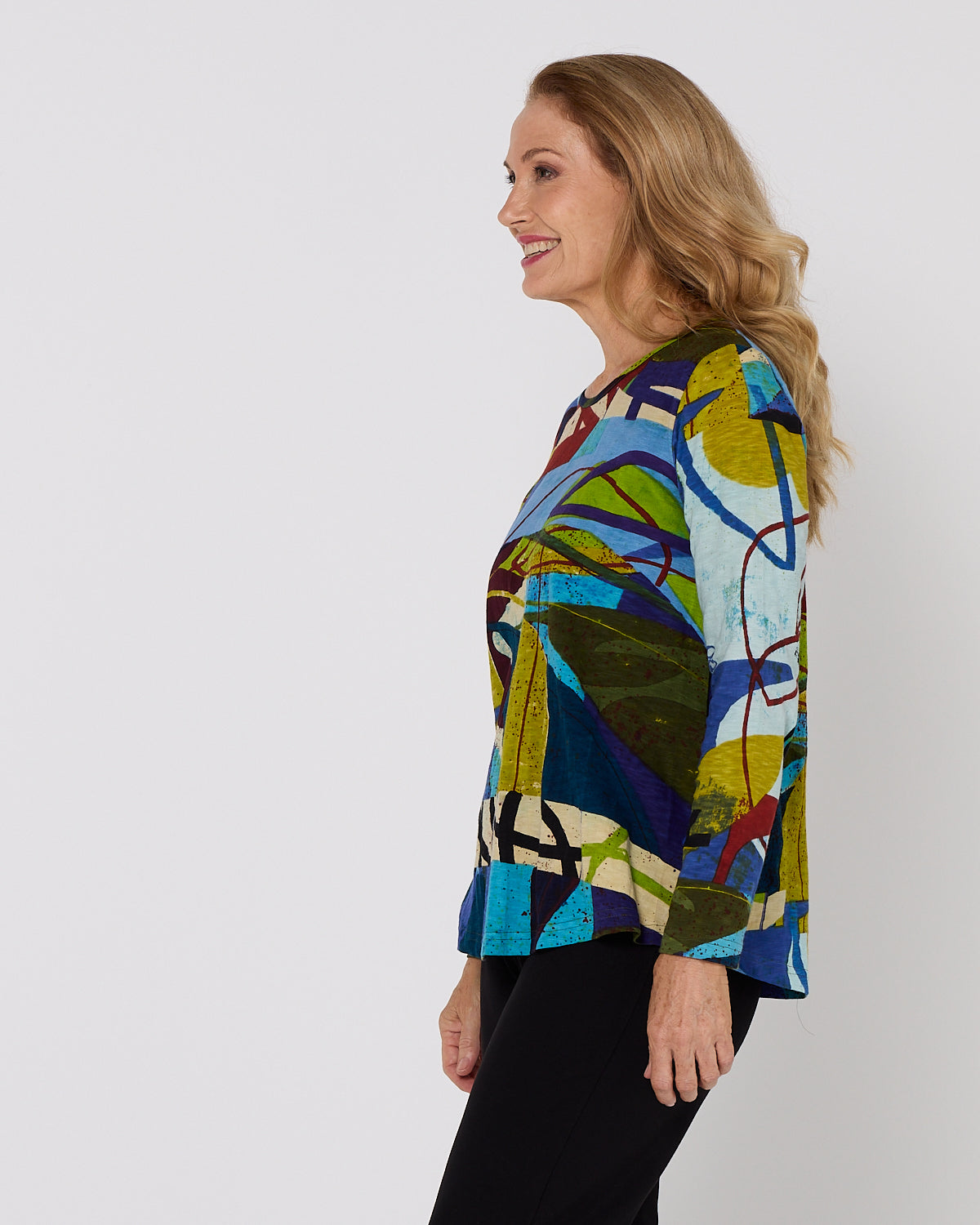 Contemporary Crew Tee - Abstract
