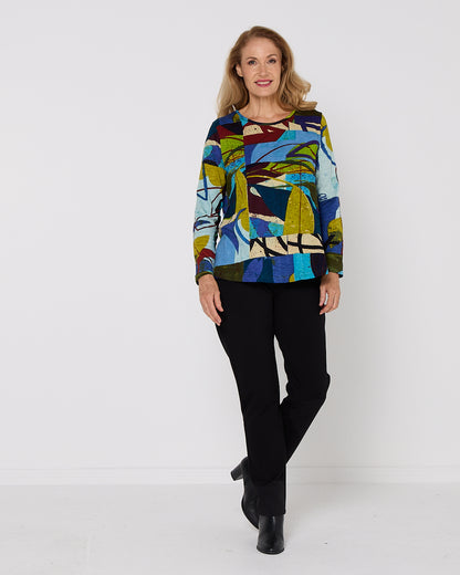 Contemporary Crew Tee - Abstract
