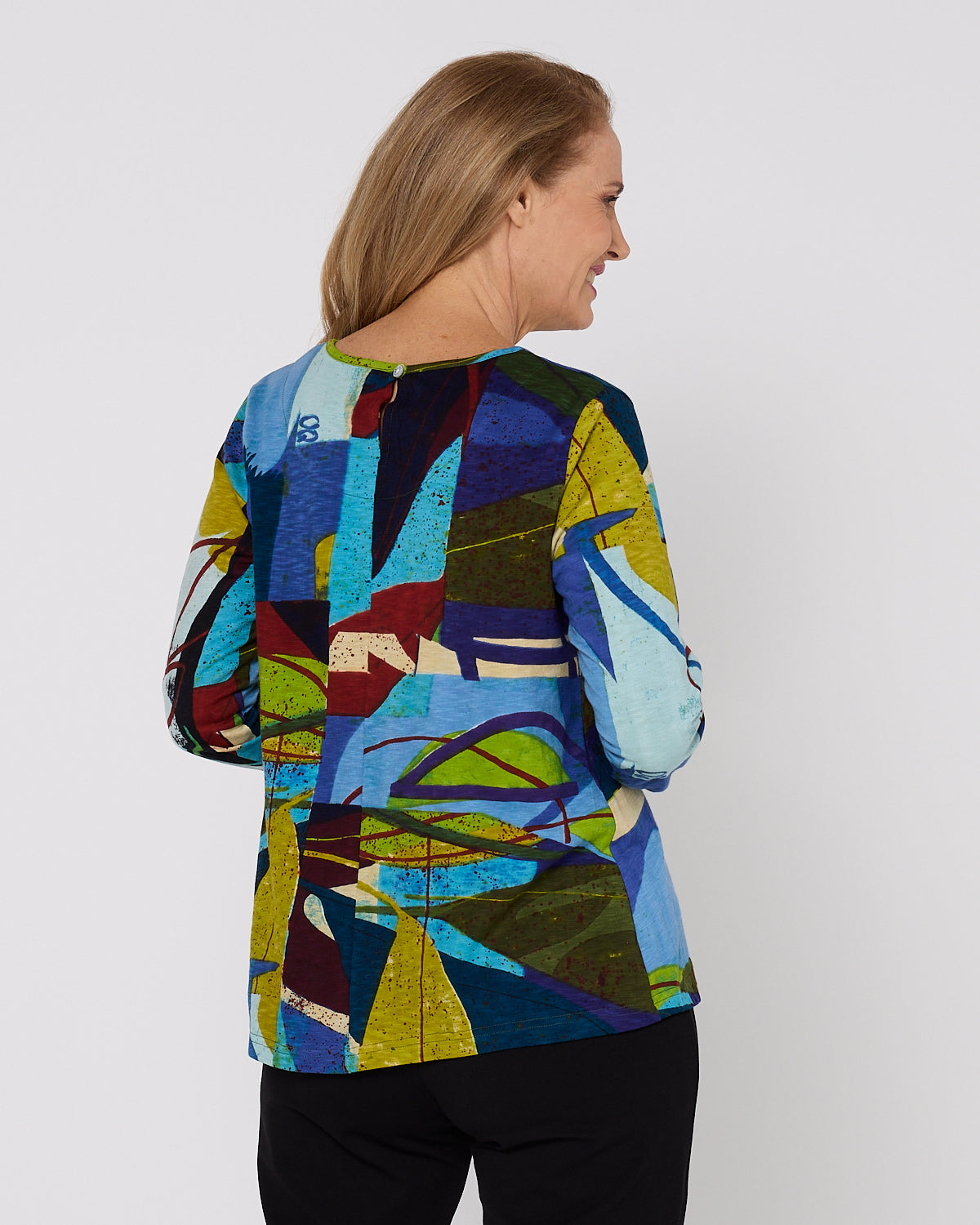Contemporary Crew Tee - Abstract