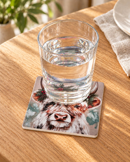 Ceramic Coaster - Chrissy Cow