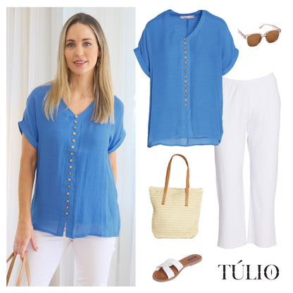 Gemma Top - Blue