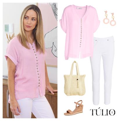 Gemma Top - Blush