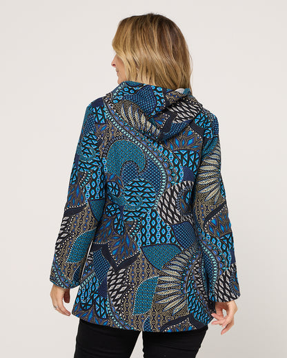Hastings Fleece Lined Jacket - Lapis Lazuli