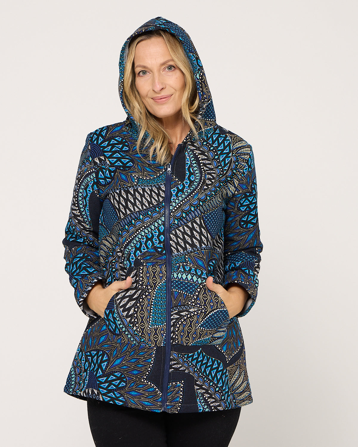 Hastings Fleece Lined Jacket - Lapis Lazuli