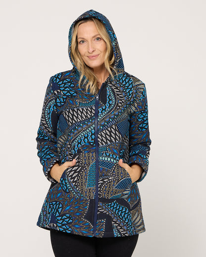 Hastings Fleece Lined Jacket - Lapis Lazuli
