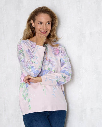 Julia Knit - Pink Butterfly