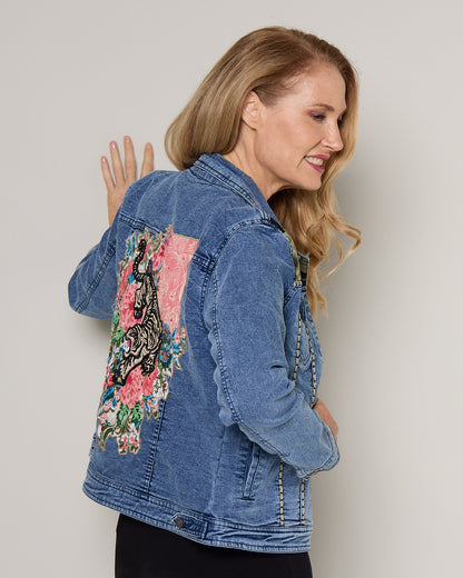 Keqioa Denim Jacket - Indigo