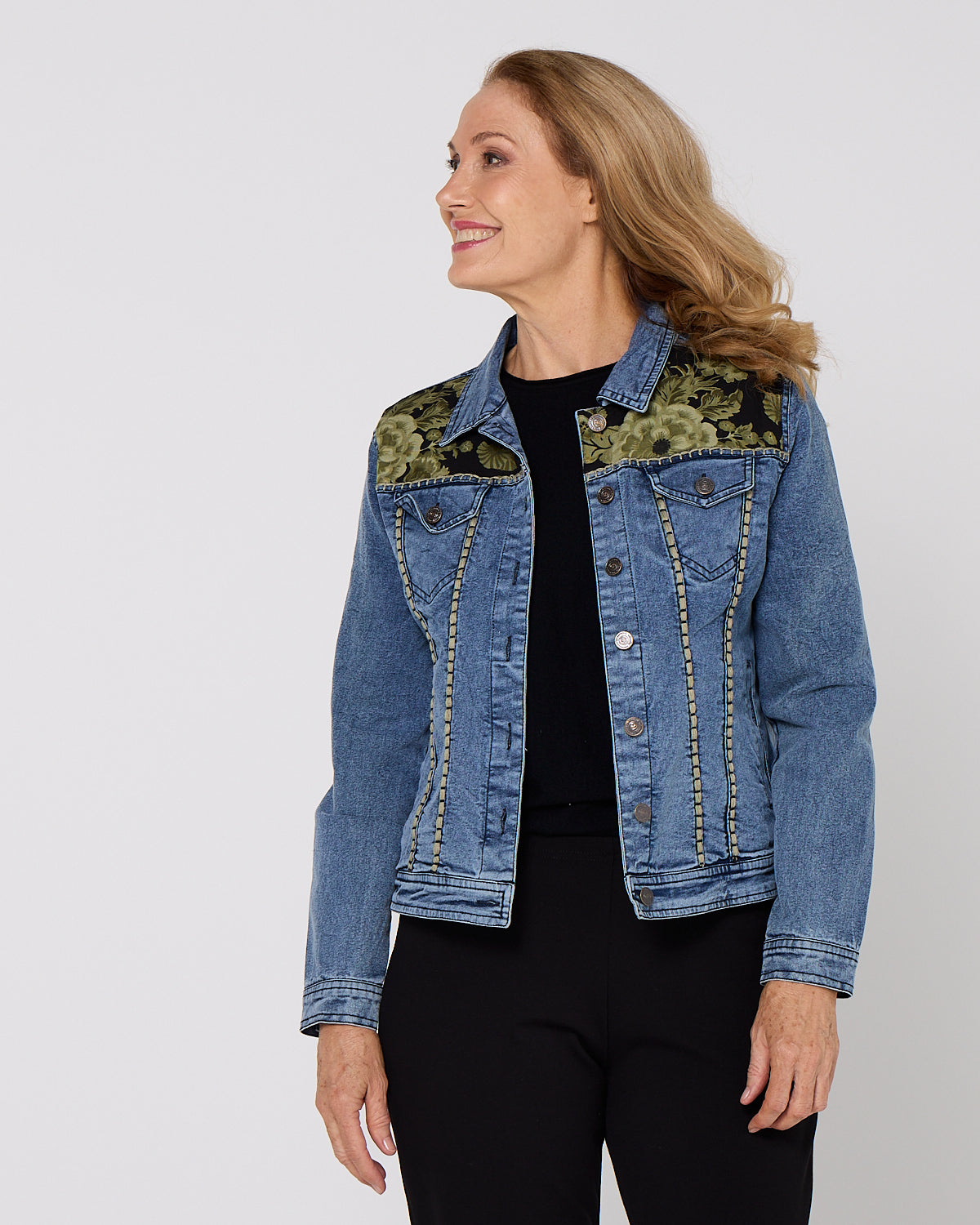 Keqioa Denim Jacket - Indigo