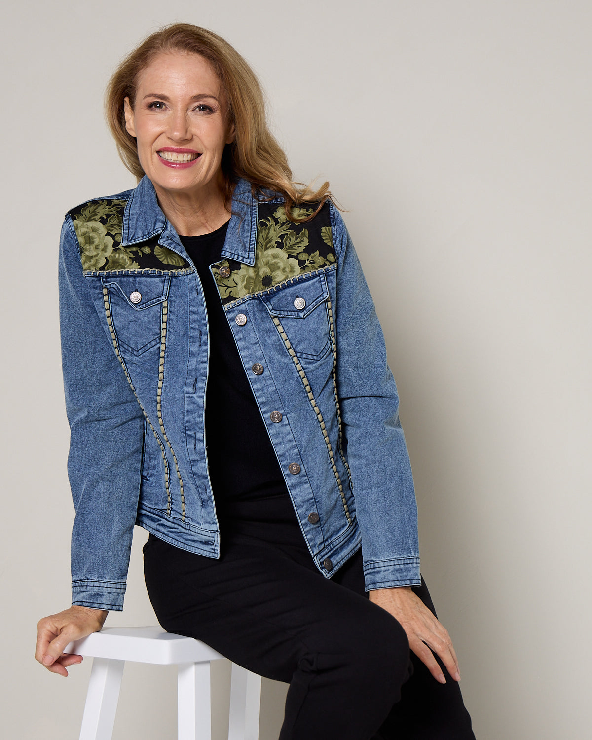 Keqioa Denim Jacket - Indigo