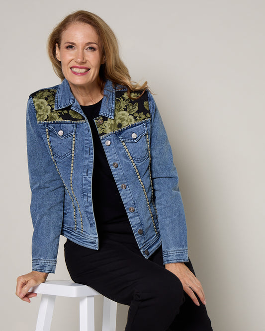 Keqioa Denim Jacket - Indigo