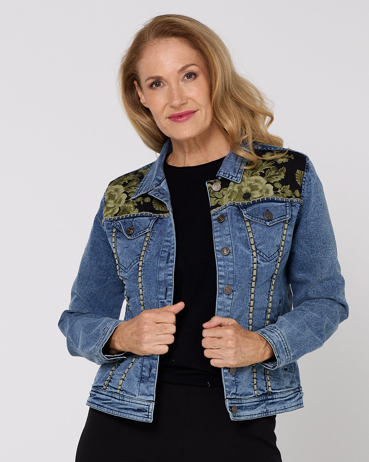 Keqioa Denim Jacket - Indigo