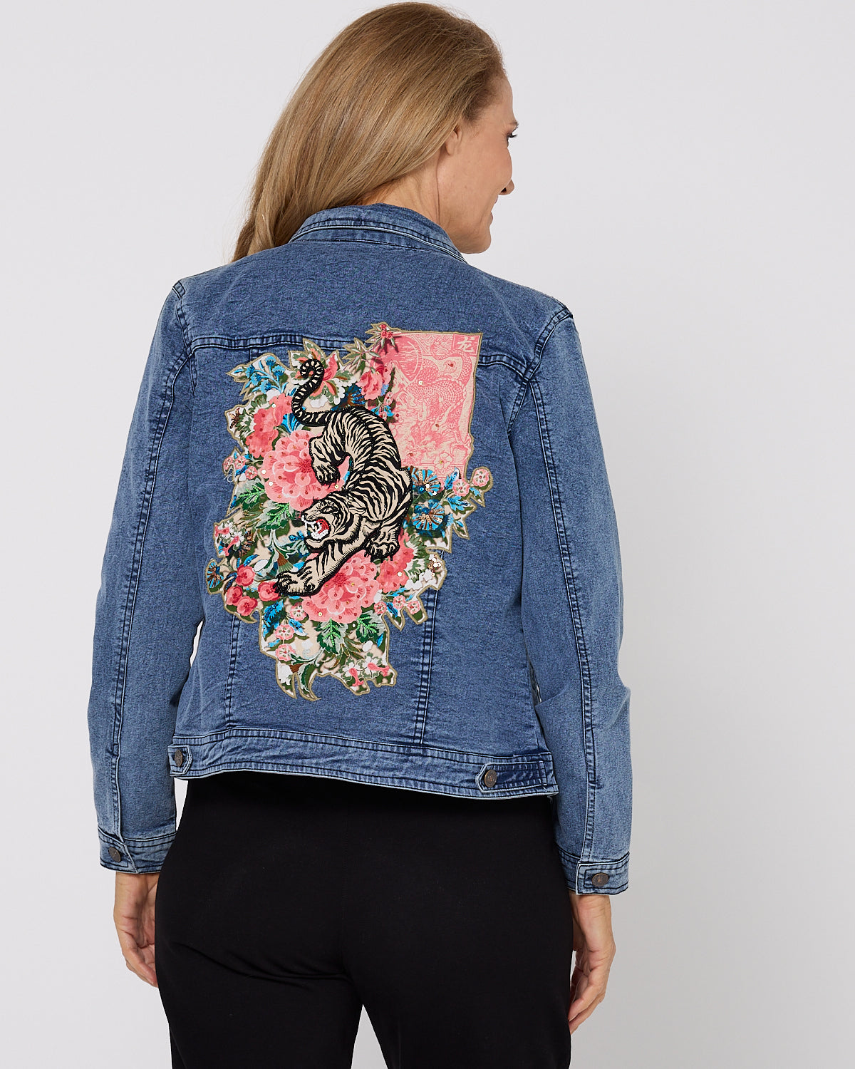 Keqioa Denim Jacket - Indigo