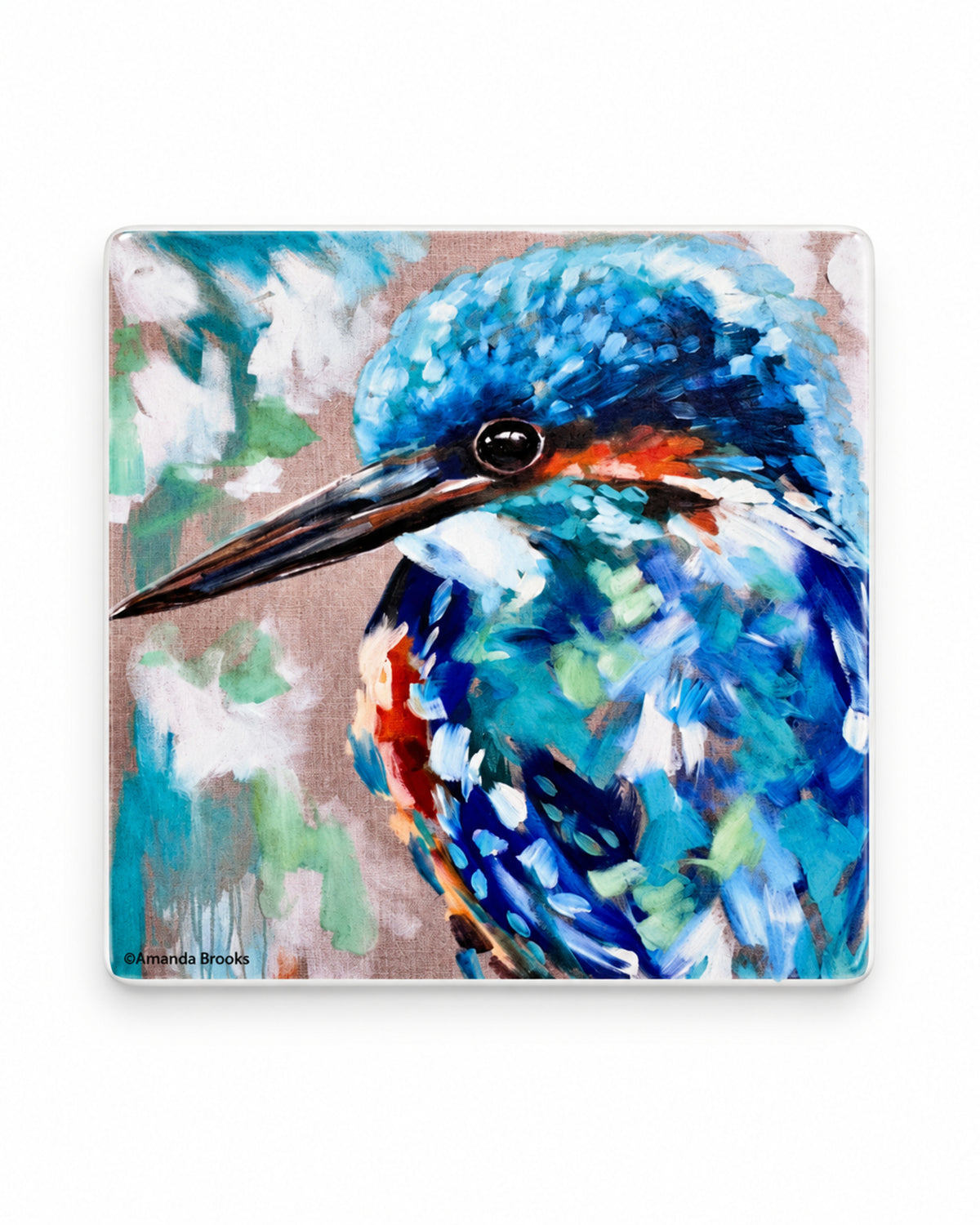 Ceramic Coaster - Kingfisher