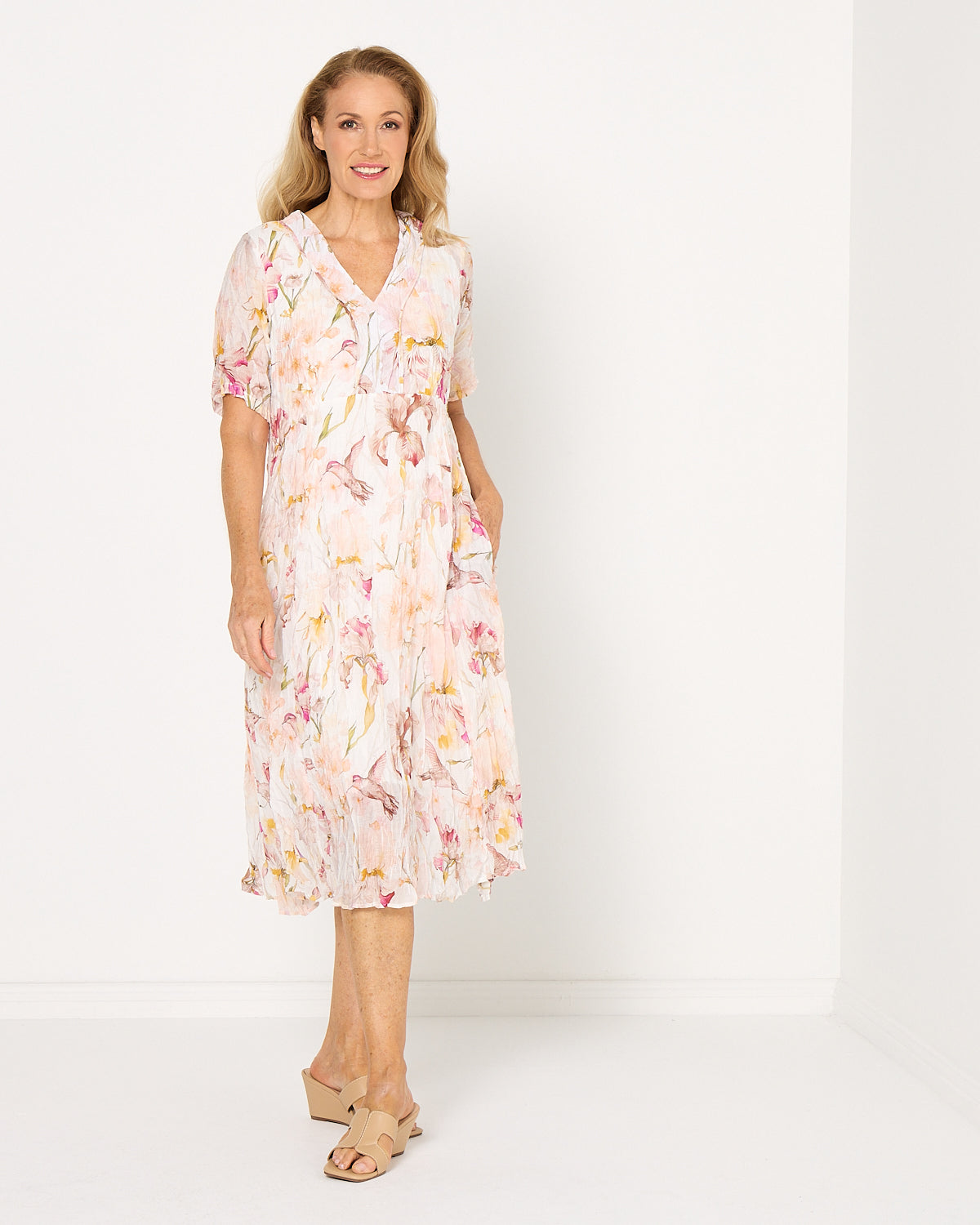Birralee Dress - Iris Bloom