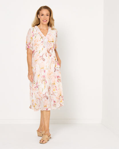 Birralee Dress - Iris Bloom