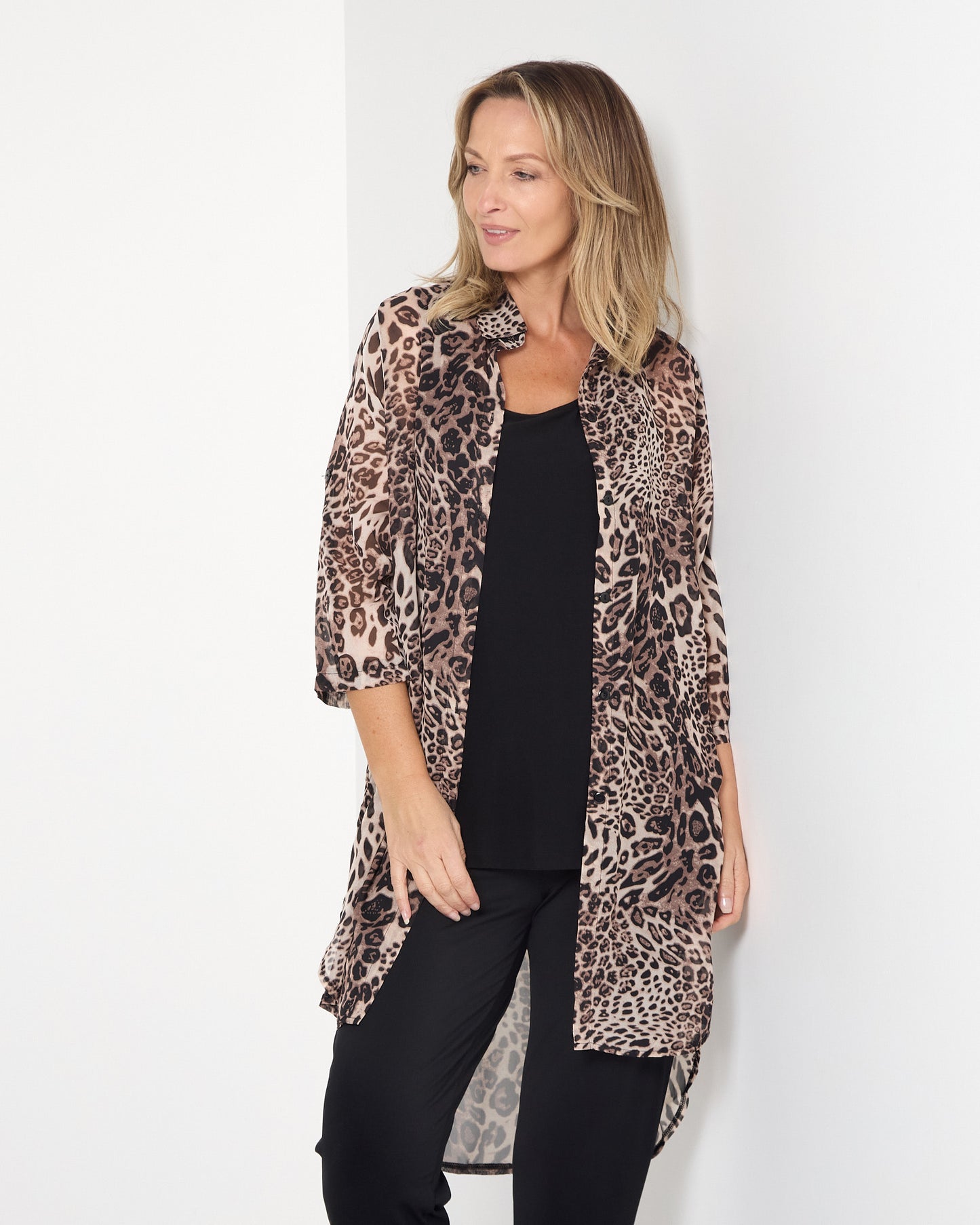 Zanzibar Long Shirt - Animal