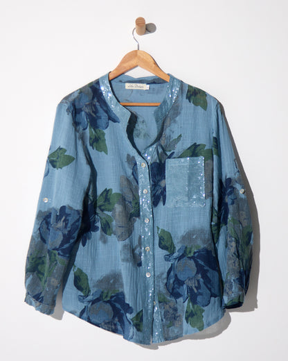 Carimo Top - Blue Wash