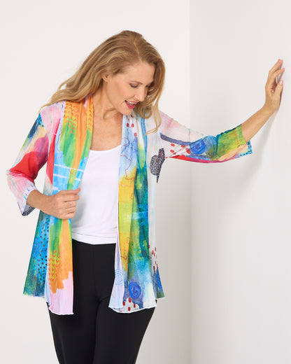 Lexie Easy Fit Jacket - Aurora Canvas