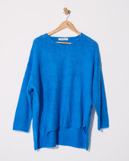 Lyon Relaxed Jumper - Cobalt