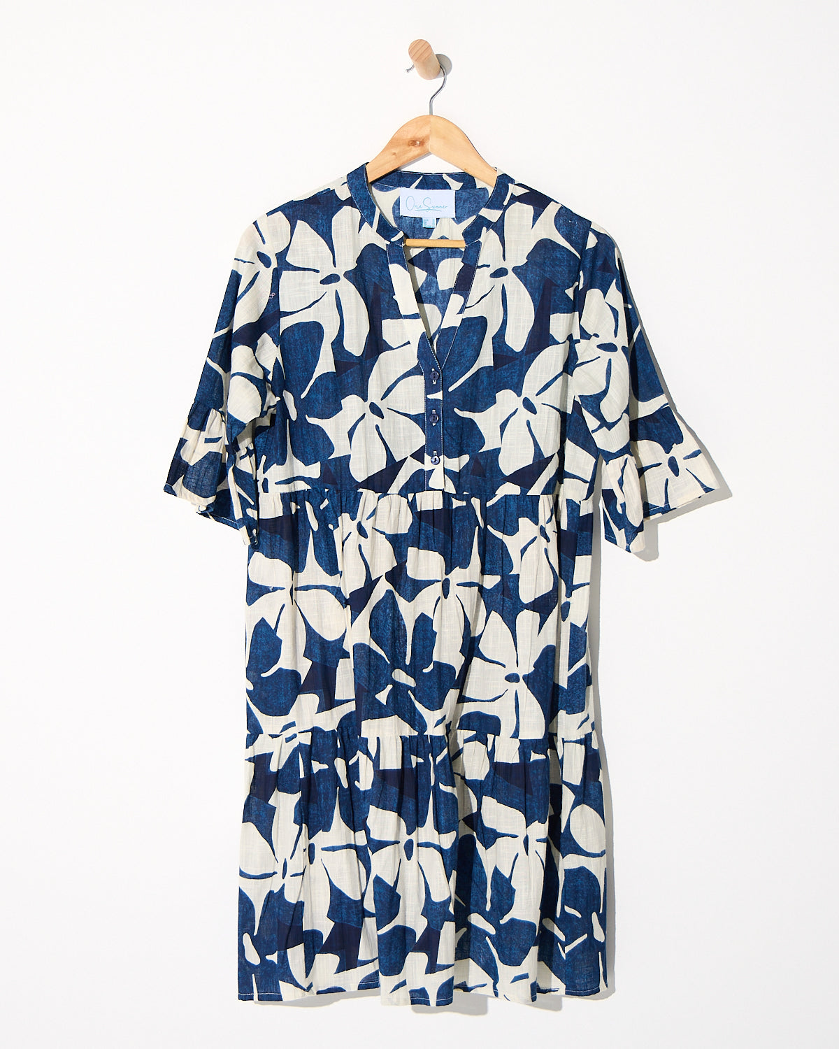 Maya Petite Dress - Navy Floral
