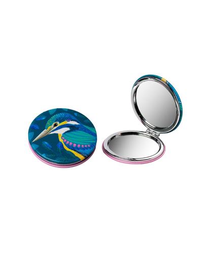 Kingfisher Two-sided Compact Pocket Mirror