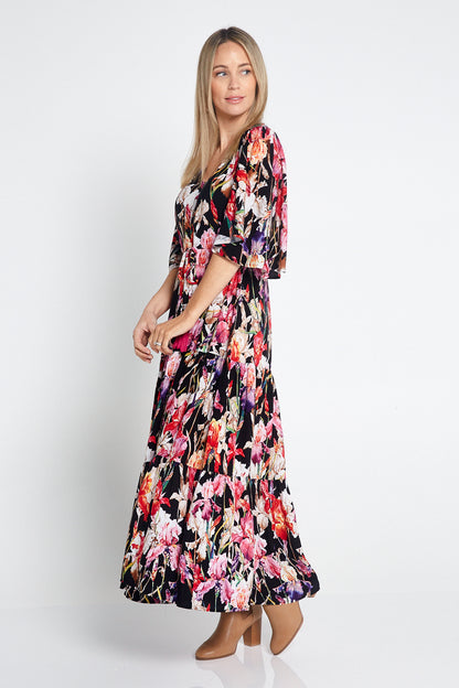 Darlington Dress - Black Floral