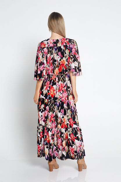 Darlington Dress - Black Floral