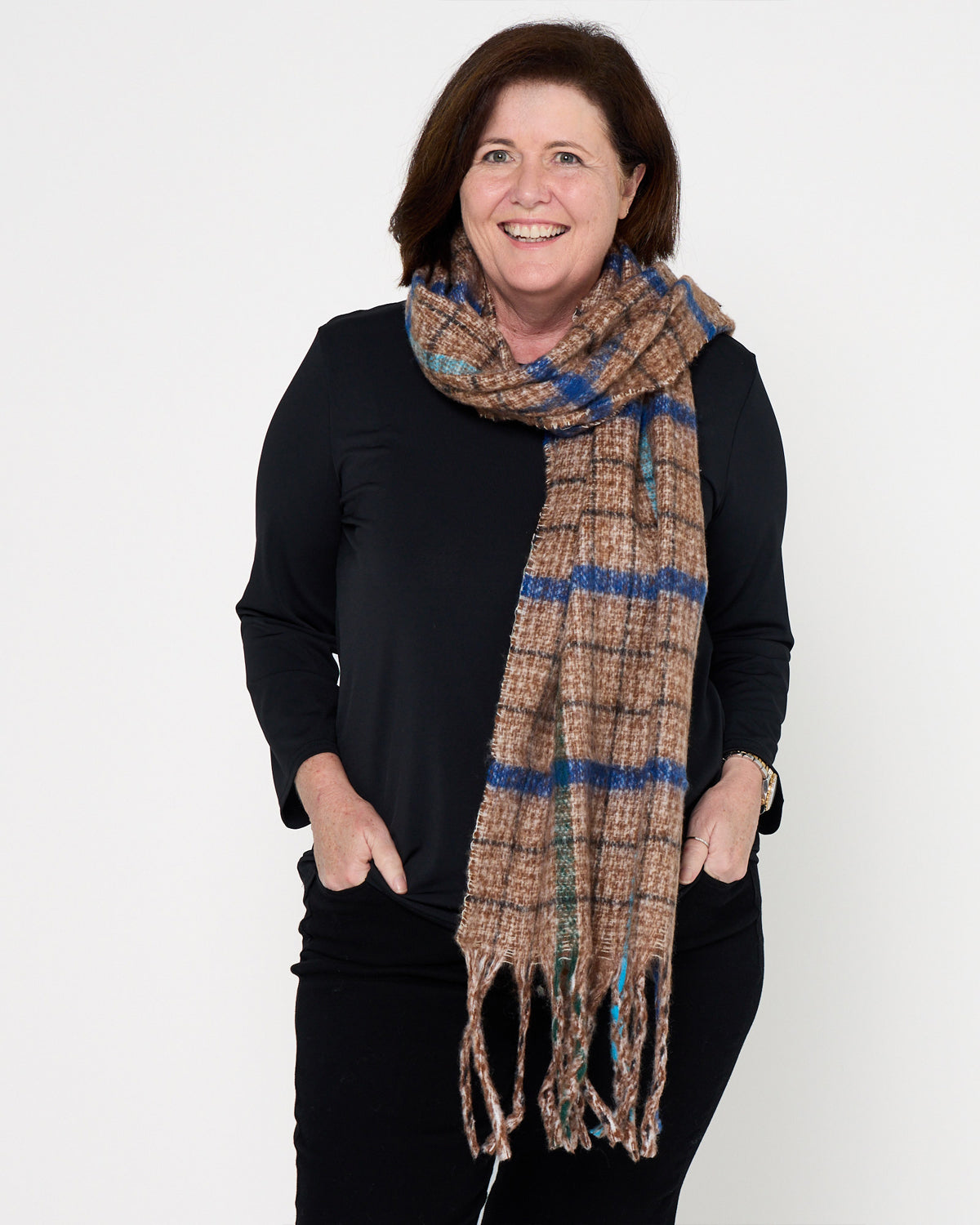 Scotsburn Scarf - Highland Camel