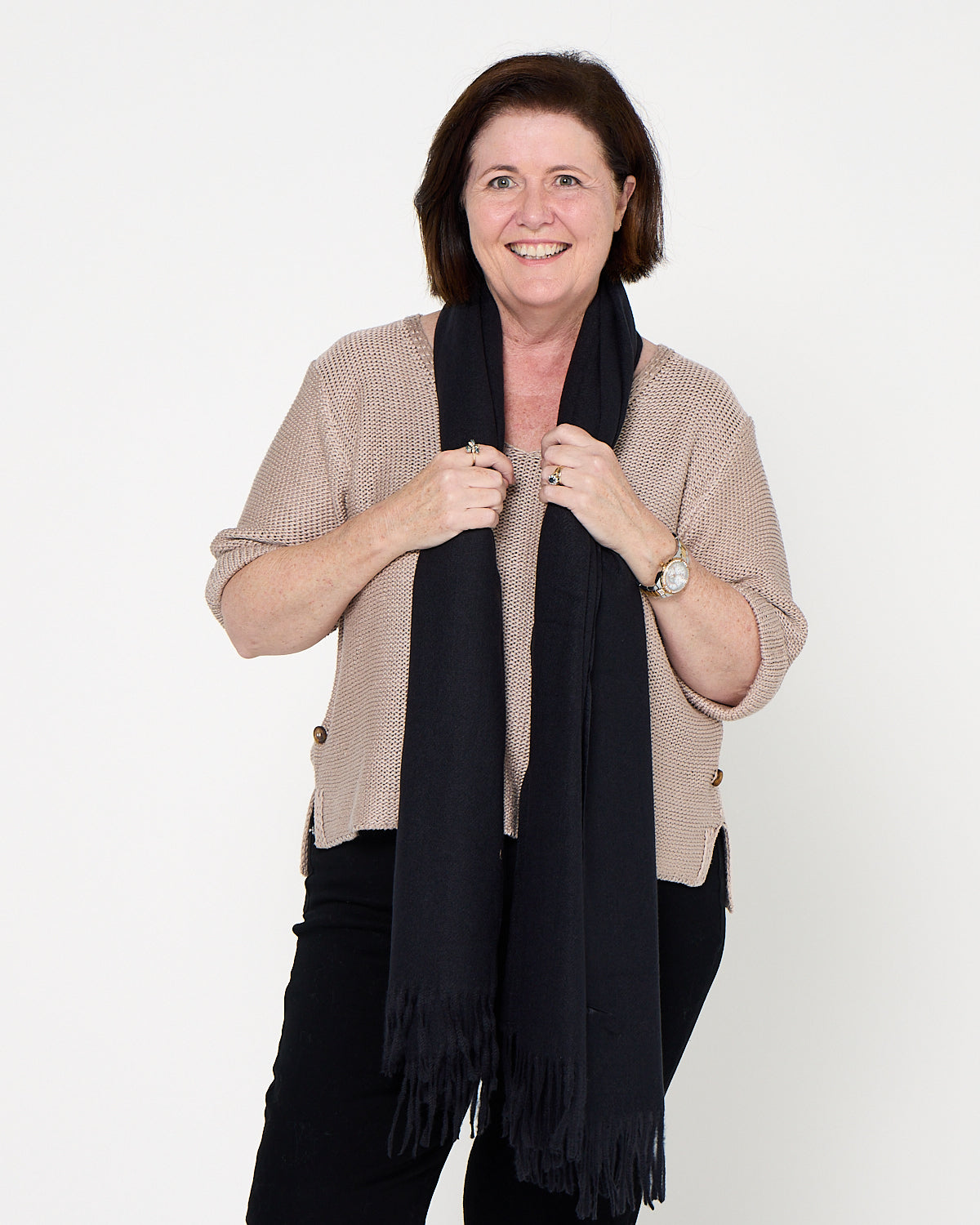Tenby Scarf - Black