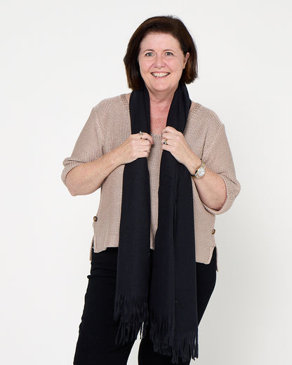 Tenby Scarf - Black