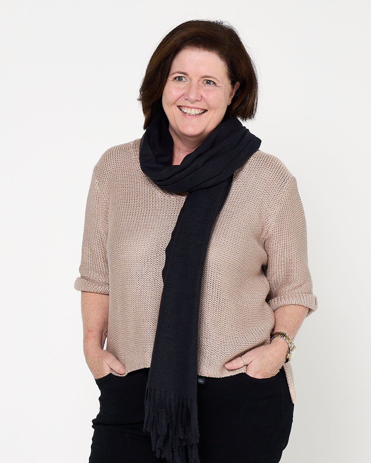 Tenby Scarf - Black