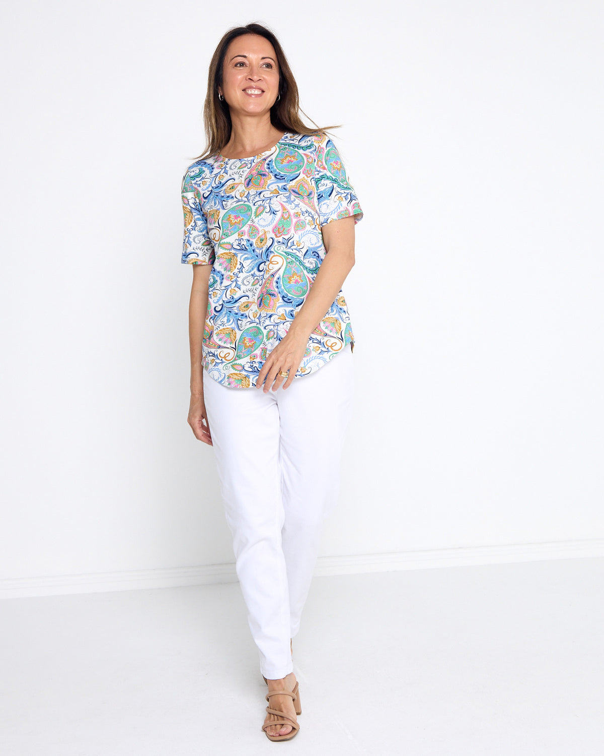 Ellington Top - Soft Paisley