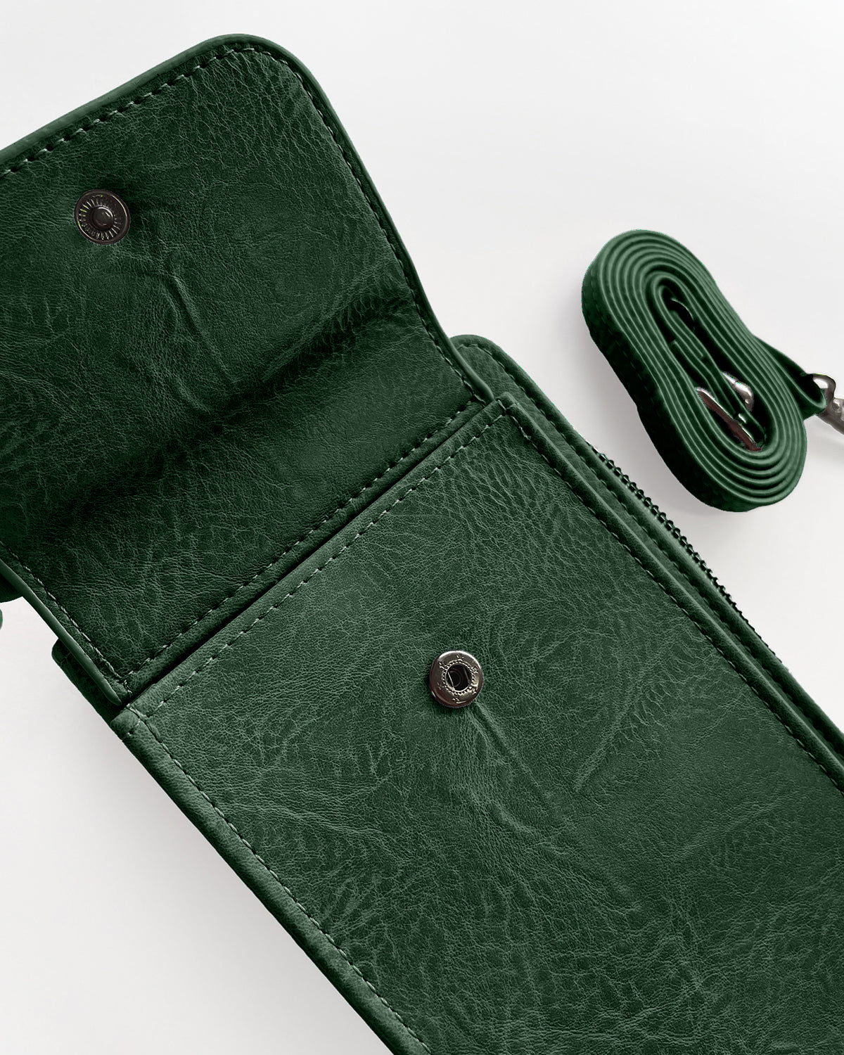 Phone Holder Purse - Dark Green