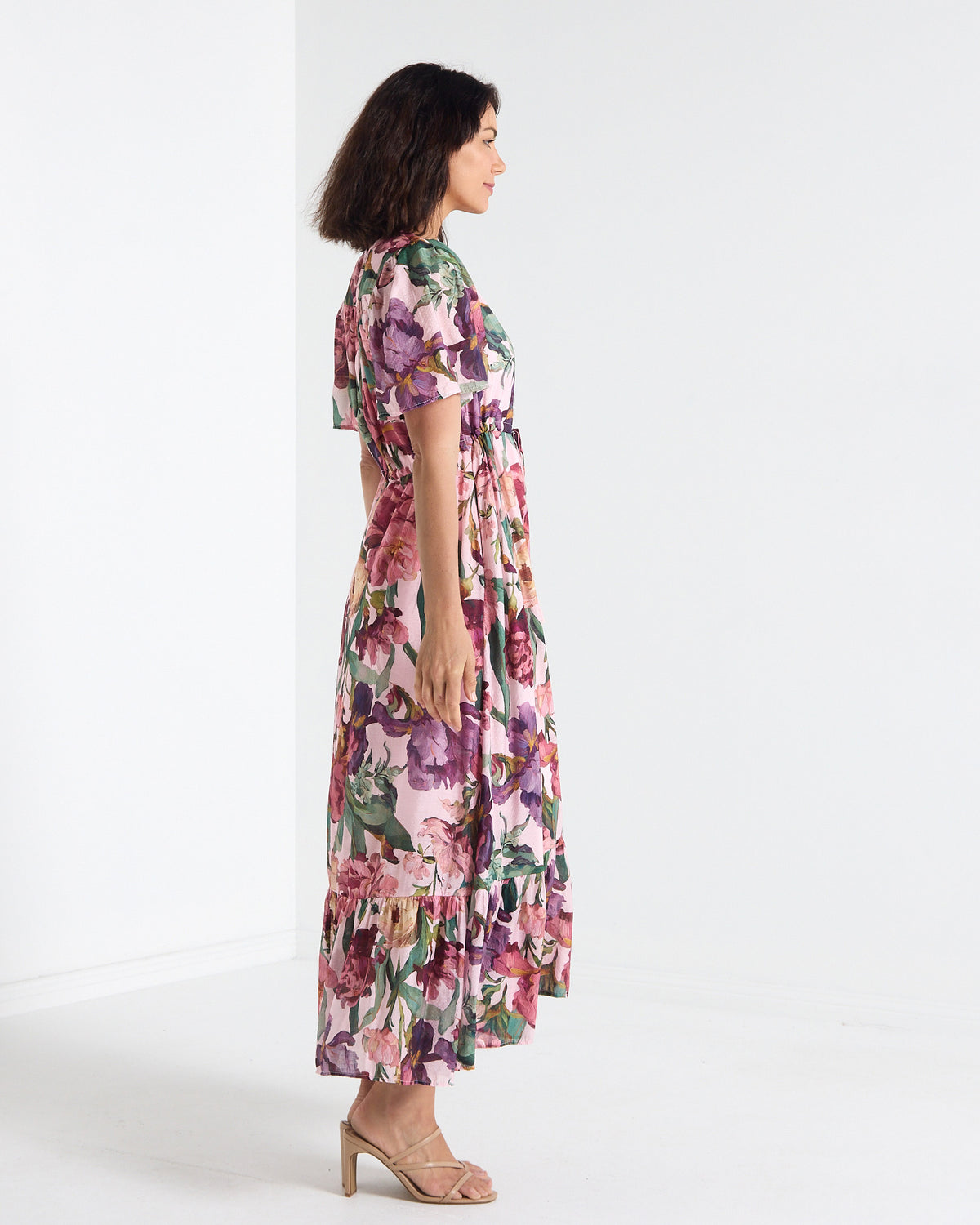 Cresida Party Dress - Pink Floral