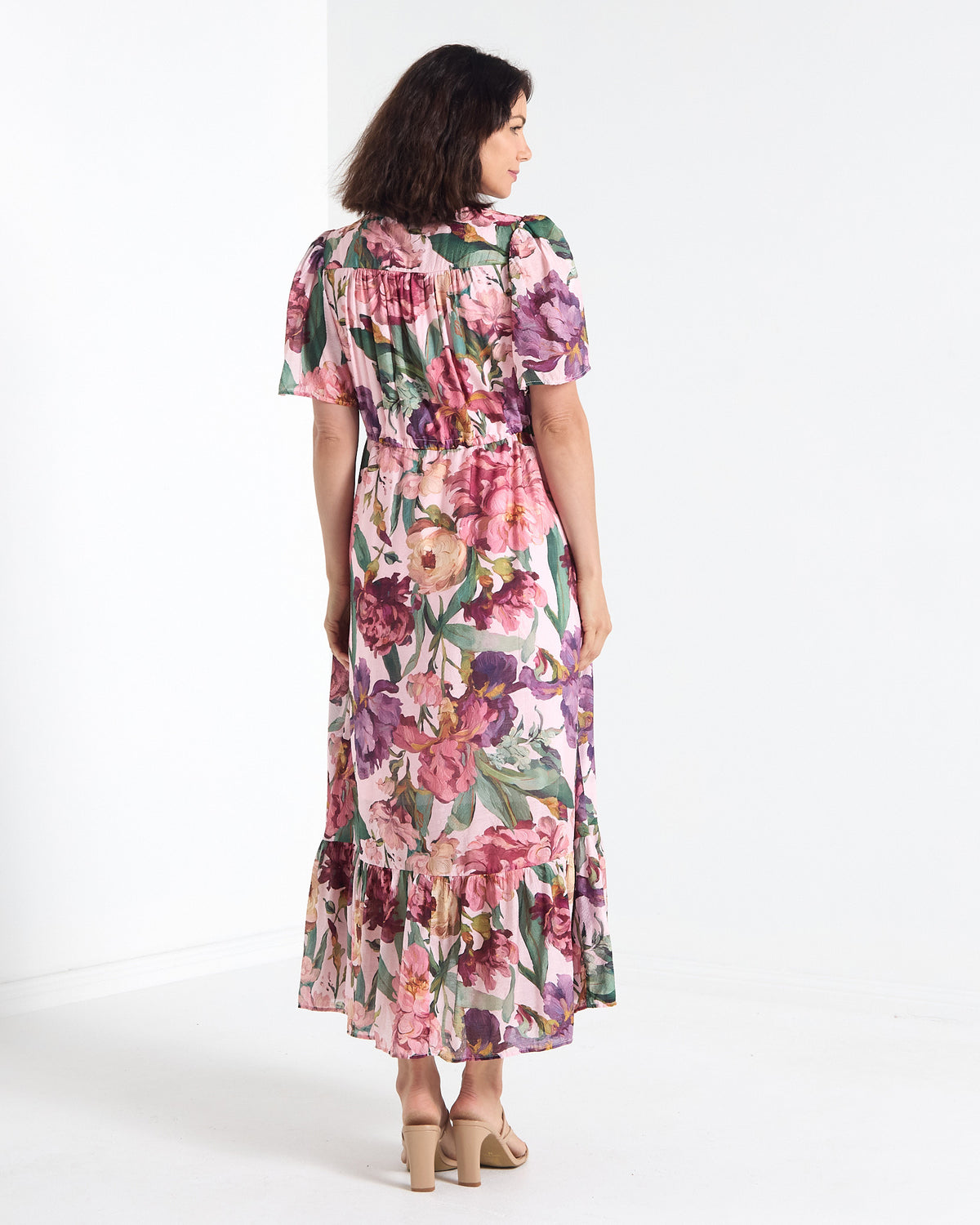 Cresida Party Dress - Pink Floral