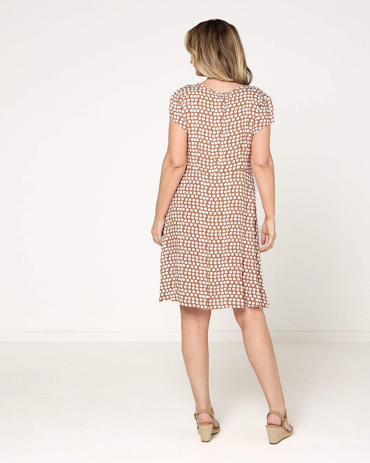 Harrogate Pintuck Dress - Cinnamon Spot