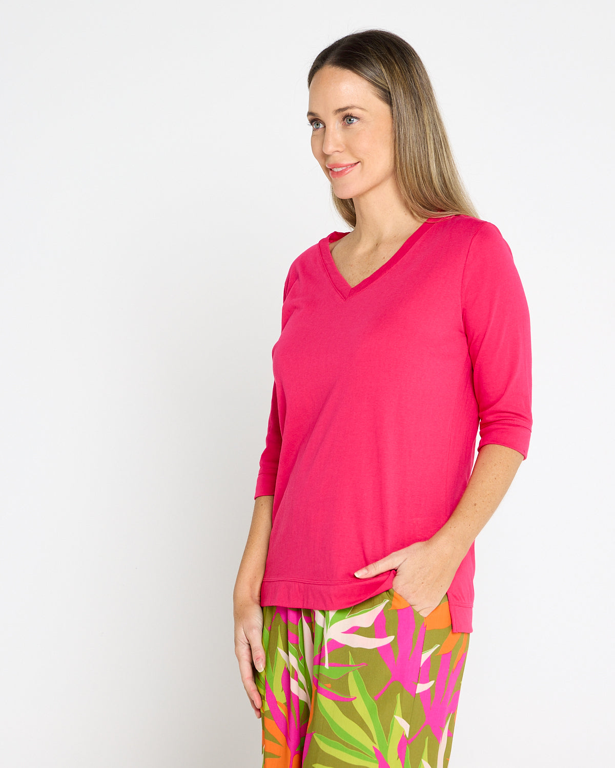 Sunshine Tee - Hot Pink