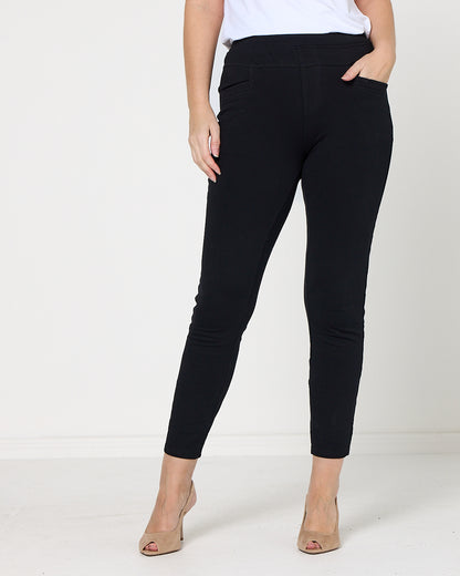 Sadie Stretch Pants - Black