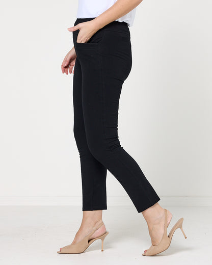Sadie Stretch Pants - Black