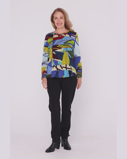 Contemporary Crew Tee - Abstract