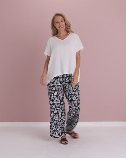Maldives Cotton Muslin Top - White