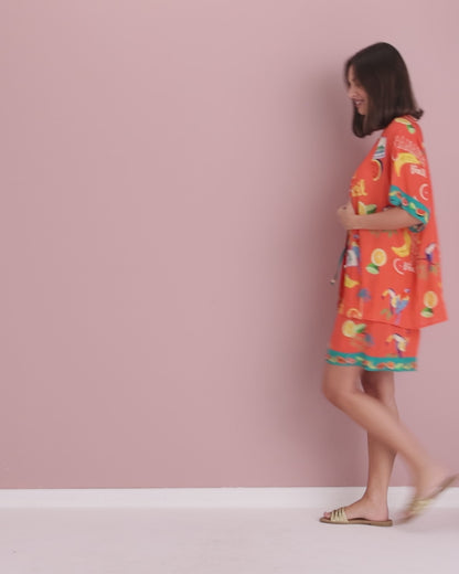 Cabana Short - Brasil Coral